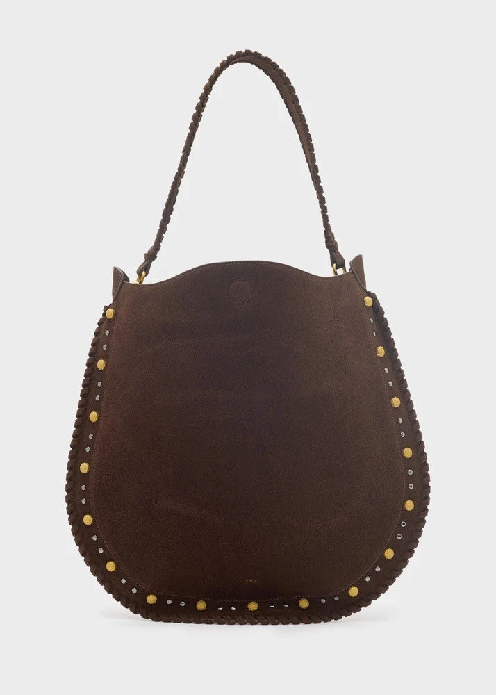 Nalì borsa a spalla in ecopelle "Altea" Marrone ARBS0053.MARRONE