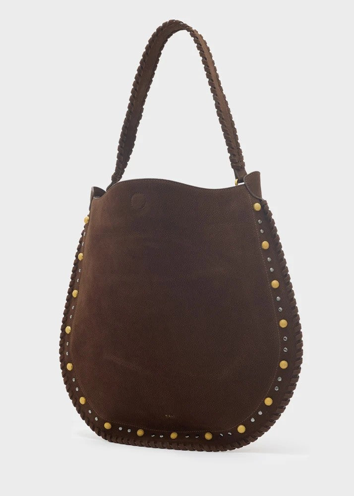 Nalì borsa a spalla in ecopelle "Altea" Marrone ARBS0053.MARRONE
