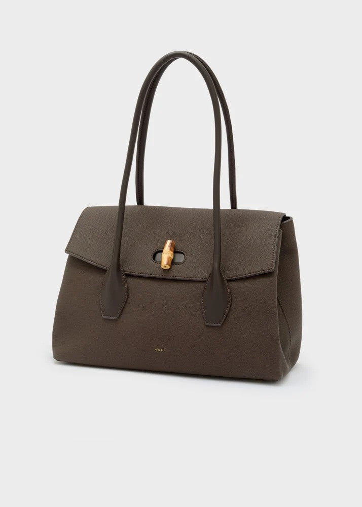 Nalì borsa a spalla in ecopelle "Jeanne" Marrone ARBS0060.MARRONE