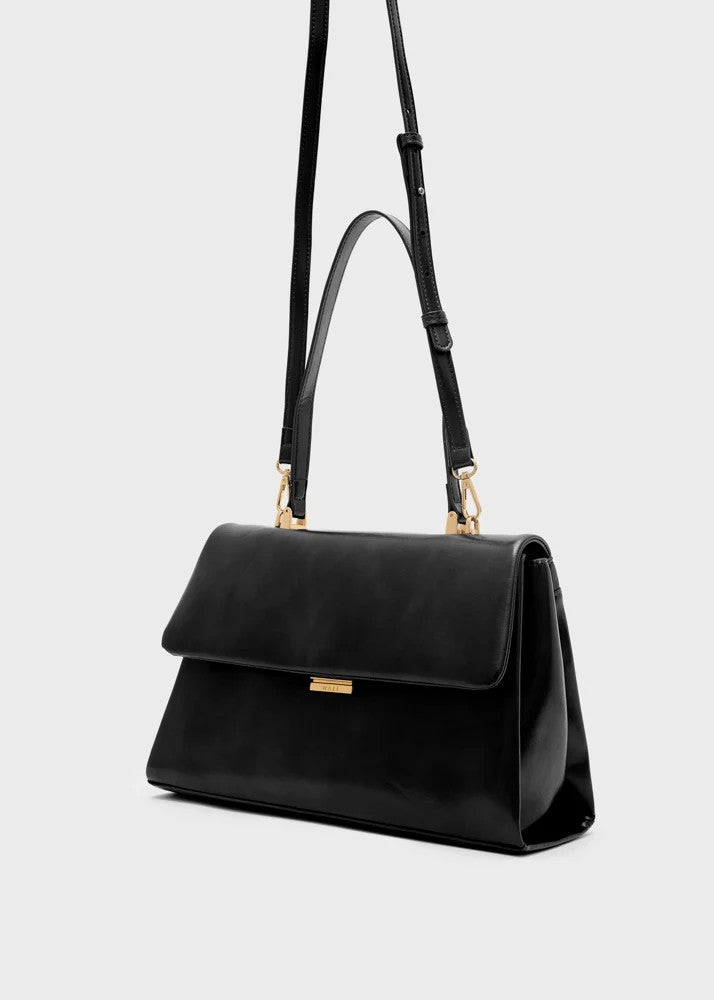 Nalì borsa a spalla in ecopelle "Caroline" Nero ARBS0098.NERO