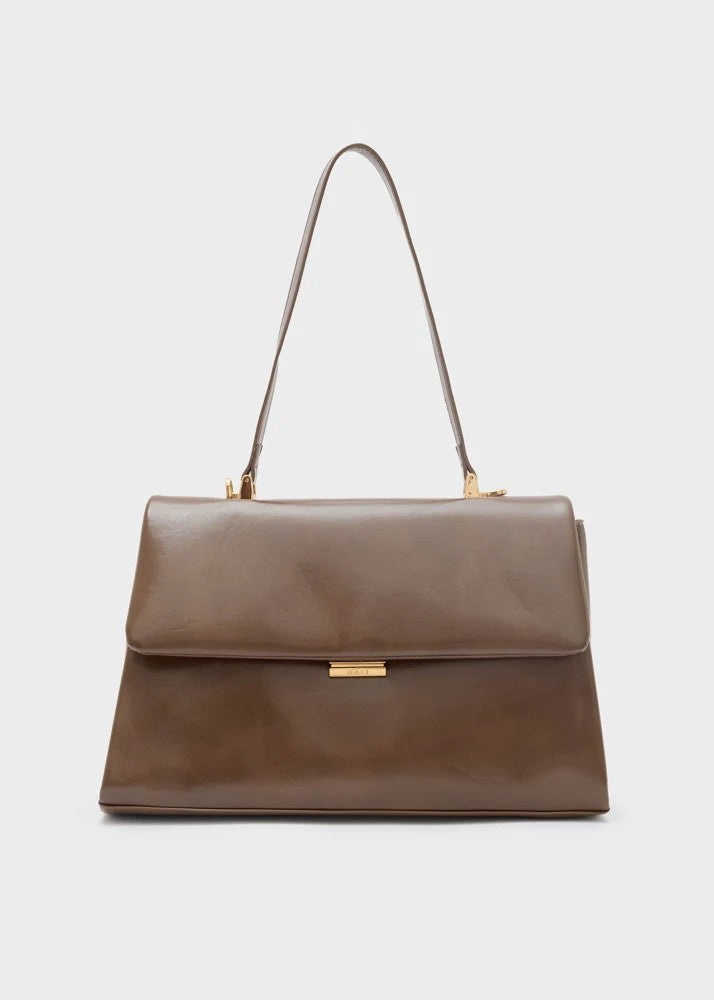 Nalì borsa a spalla in ecopelle "Caroline" Marrone ARBS0098.MARRONE