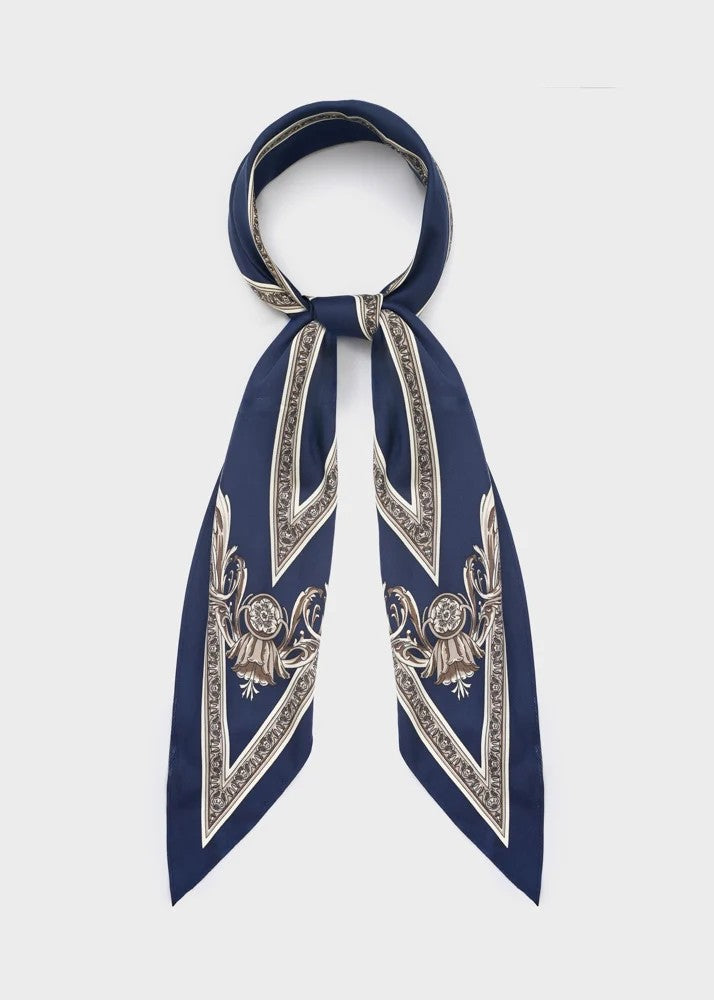 Nalì foulard in sintetico "Triangolo" Blu BOSC0211.BLU