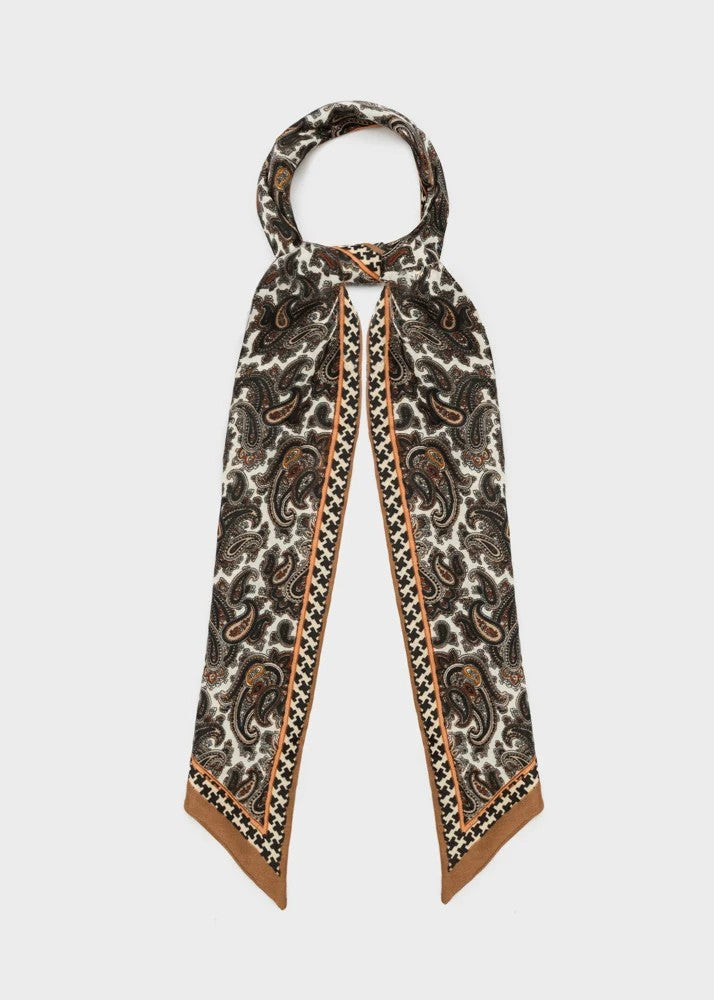 Nalì sciarpa in sintetico "Paisley" Multicolor BOSC0215.MARRONE