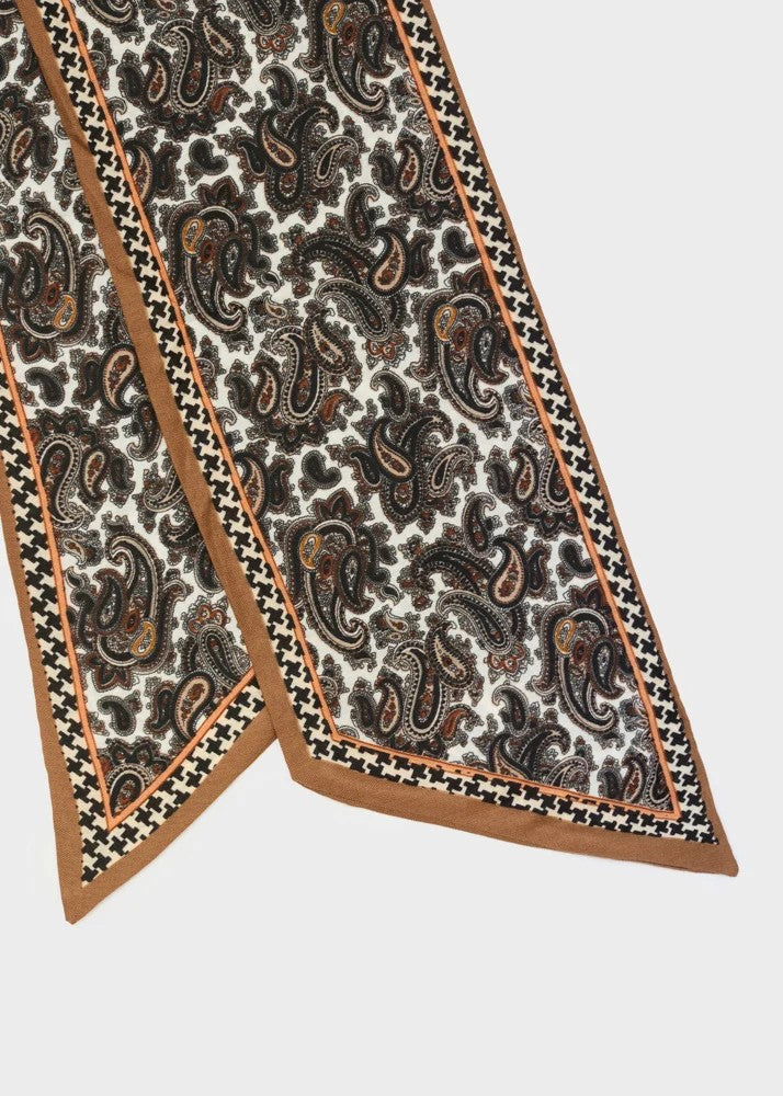 Nalì sciarpa in sintetico "Paisley" Multicolor BOSC0215.MARRONE