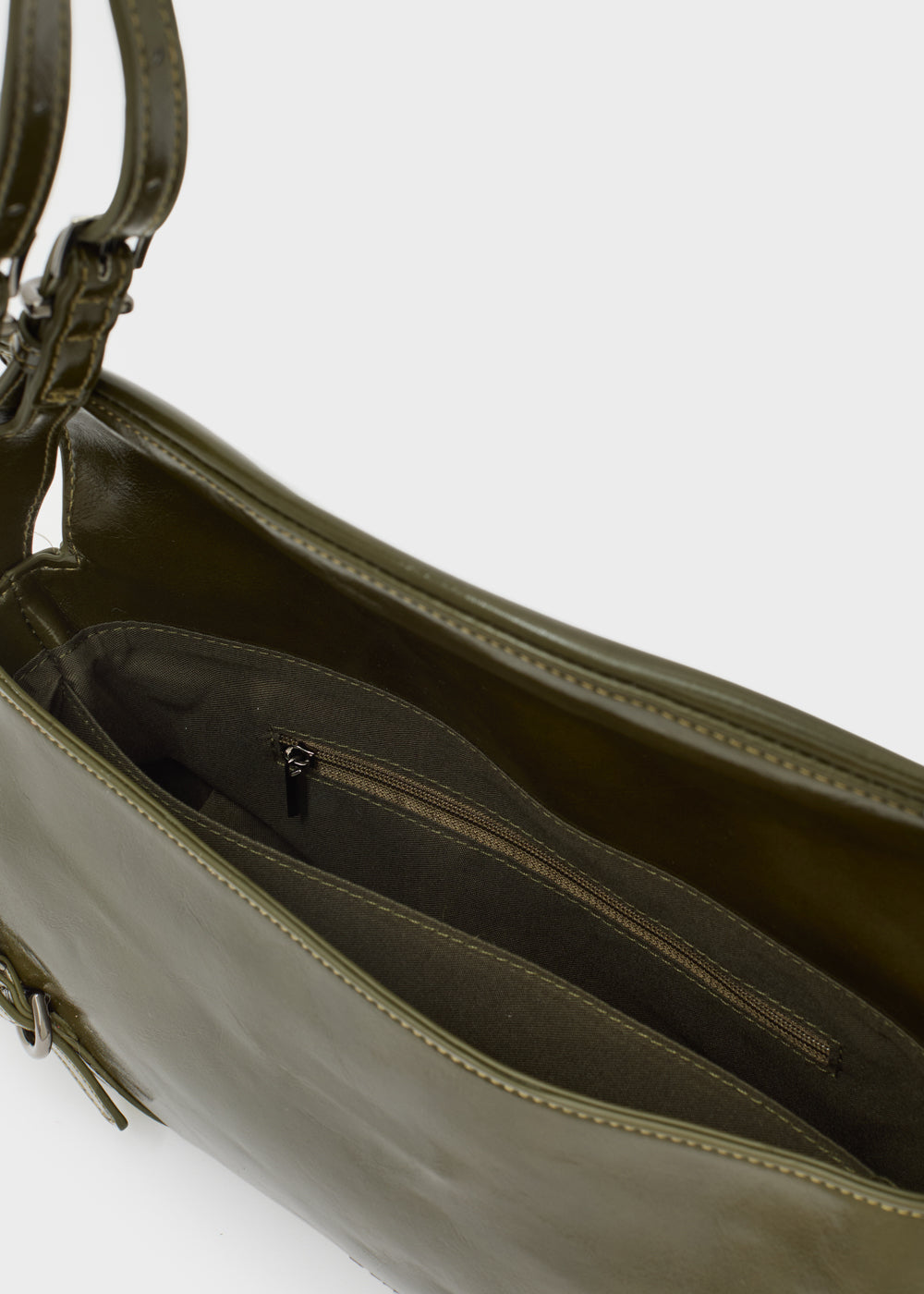 Nalì borsa a spalla in ecopelle "Sabrina" Verde MCBS0004.VERDE