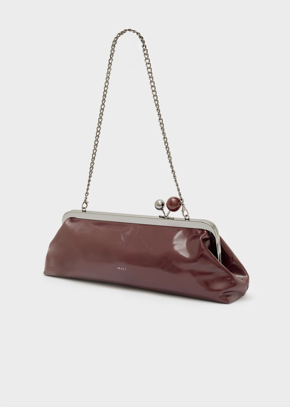 Nalì pochette in ecopelle "Zendaya" Bordeaux MCPC0001.BORDEAUX