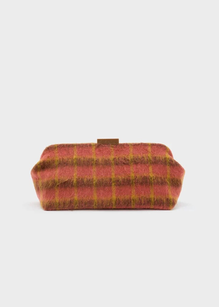 Nalì pochette in tessuto "Luxe" Multicolor MCPC0004.MARRONE/MATTONE