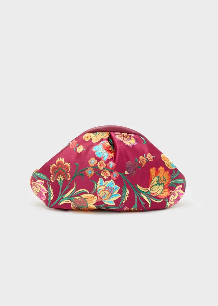 Nalì pochette in tessuto "Uranus" Multicolor MPC0009.BORDEAUX