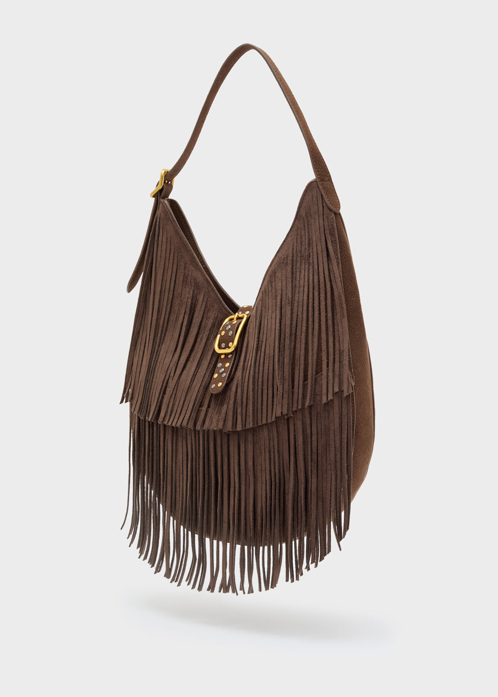Nalì borsa a spalla in ecopelle "Montana" Marrone MHBS0078.MARRONE