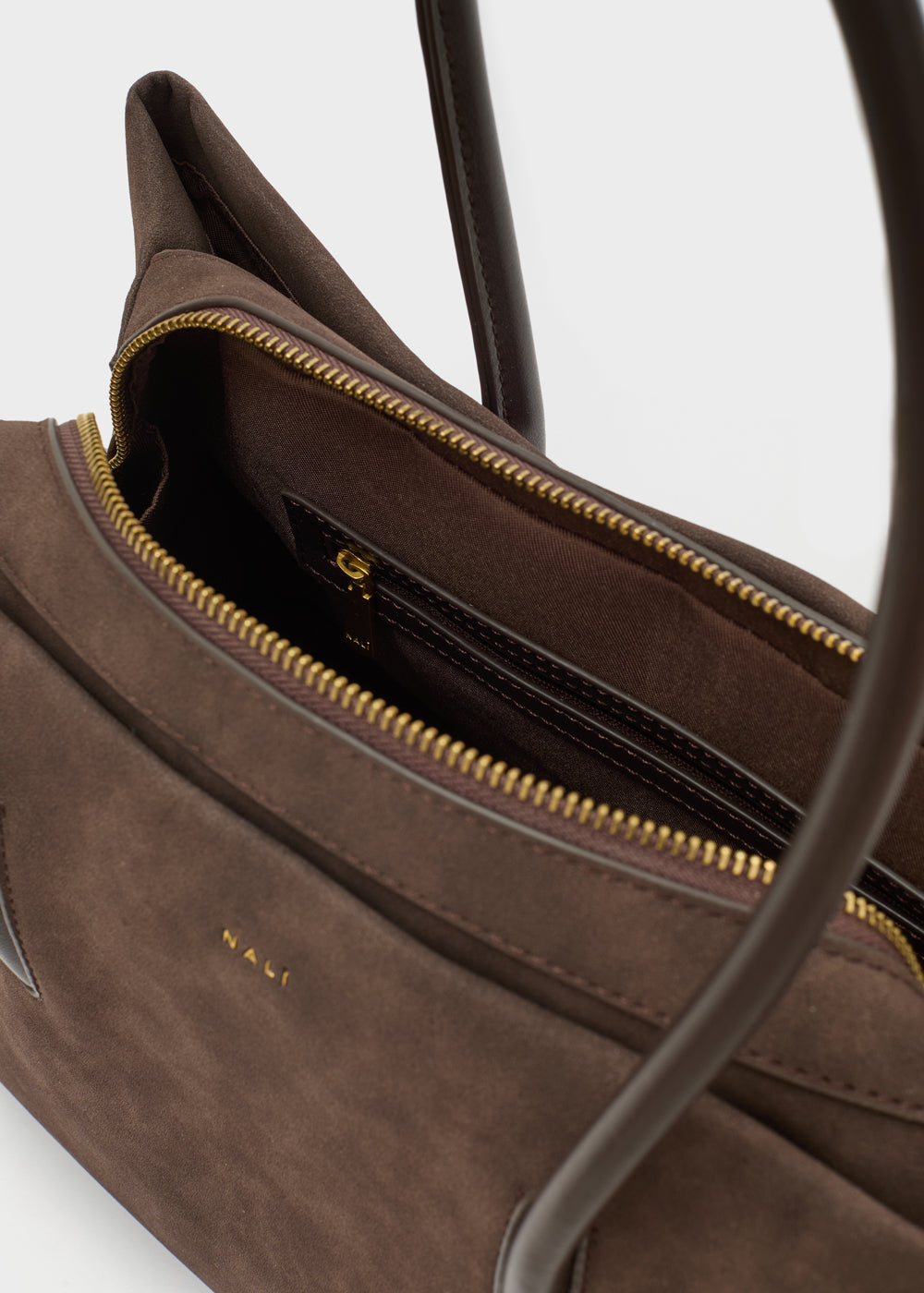 Nalì borsa a spalla in ecopelle "Sky" Marrone MHBS0085.MARRONE