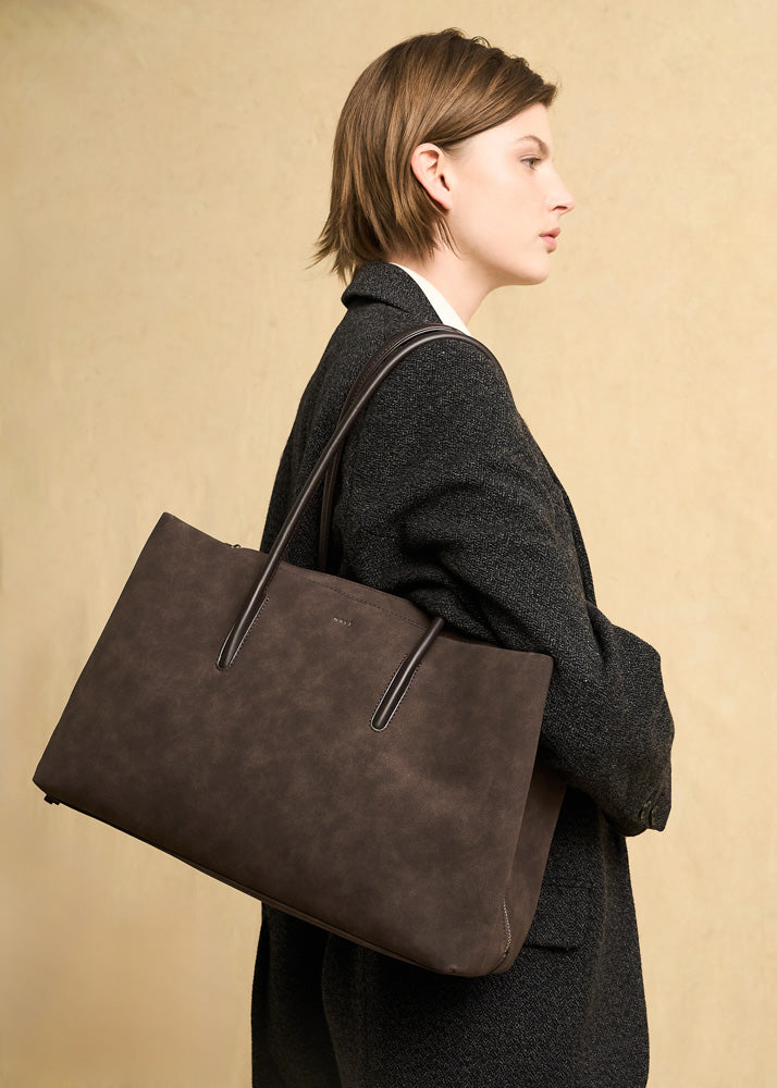 Nalì borsa a spalla in ecopelle "Sky" Marrone MHBS0085.MARRONE