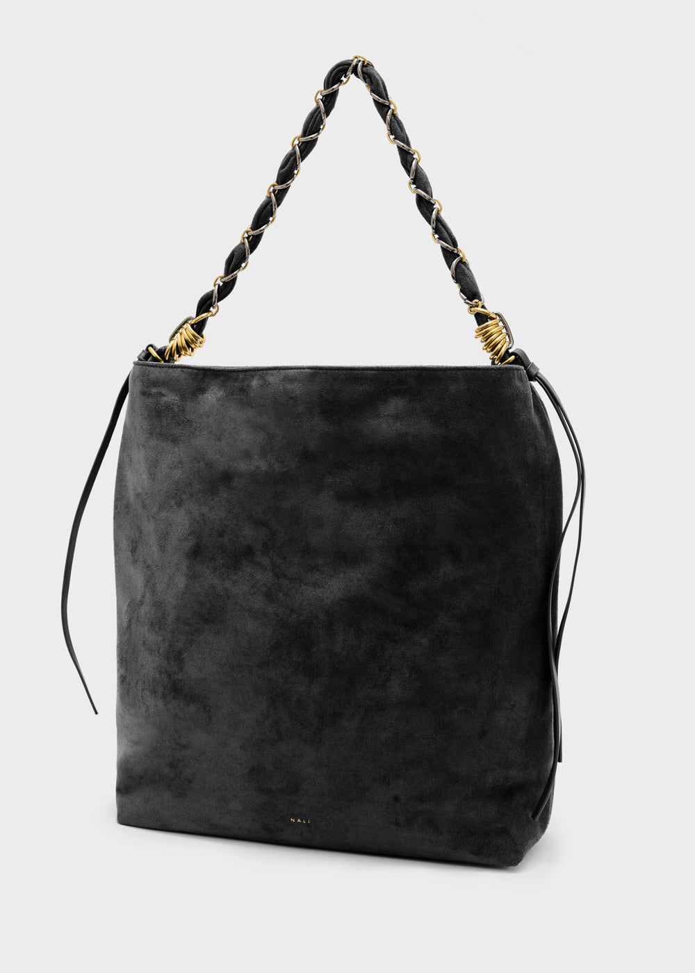 Nalì borsa a spalla in ecopelle "Sierra" Nero MHBS0087.NERO