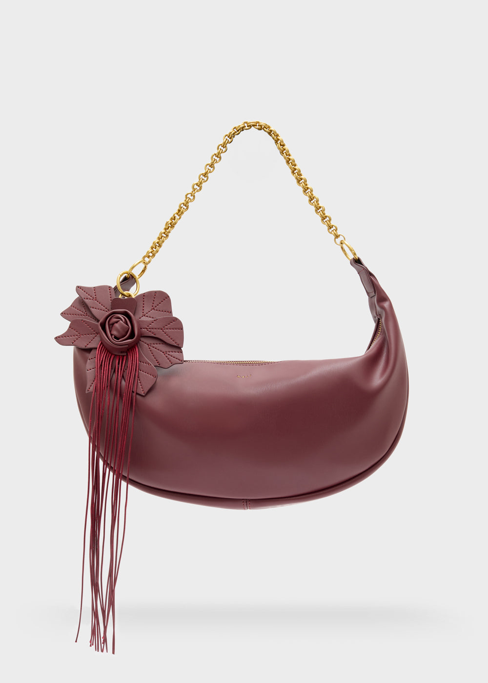 Nalì borsa a spalla in ecopelle "Hailey" Bordeaux MHBS0092.VIOLA