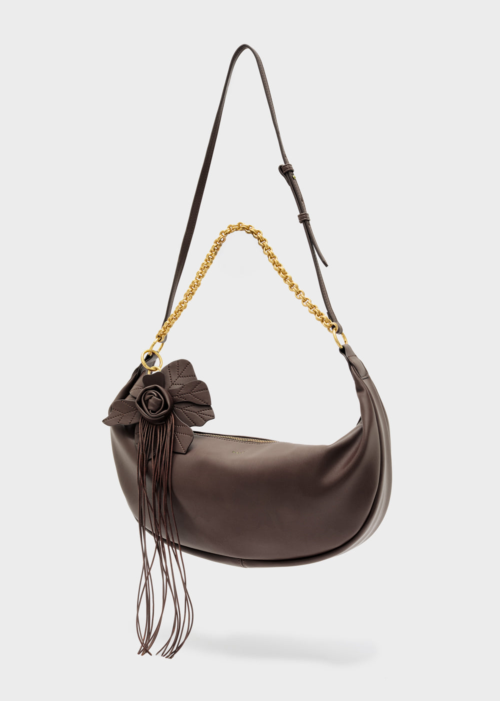 Nalì borsa a spalla in ecopelle "Hailey" Marrone MHBS0092.GRIGIO