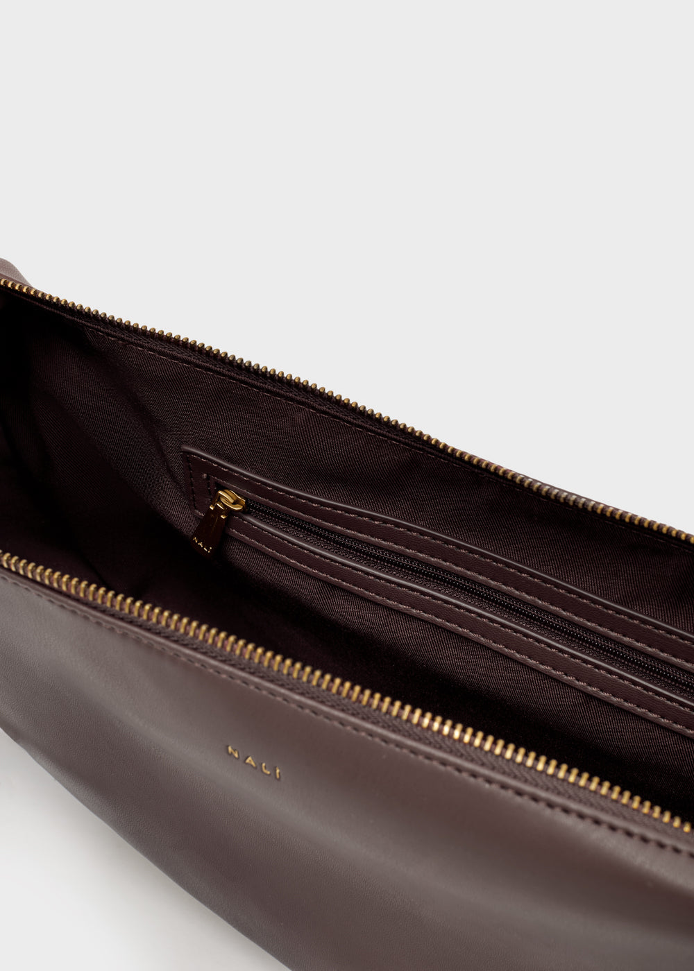 Nalì borsa a spalla in ecopelle "Hailey" Marrone MHBS0092.GRIGIO