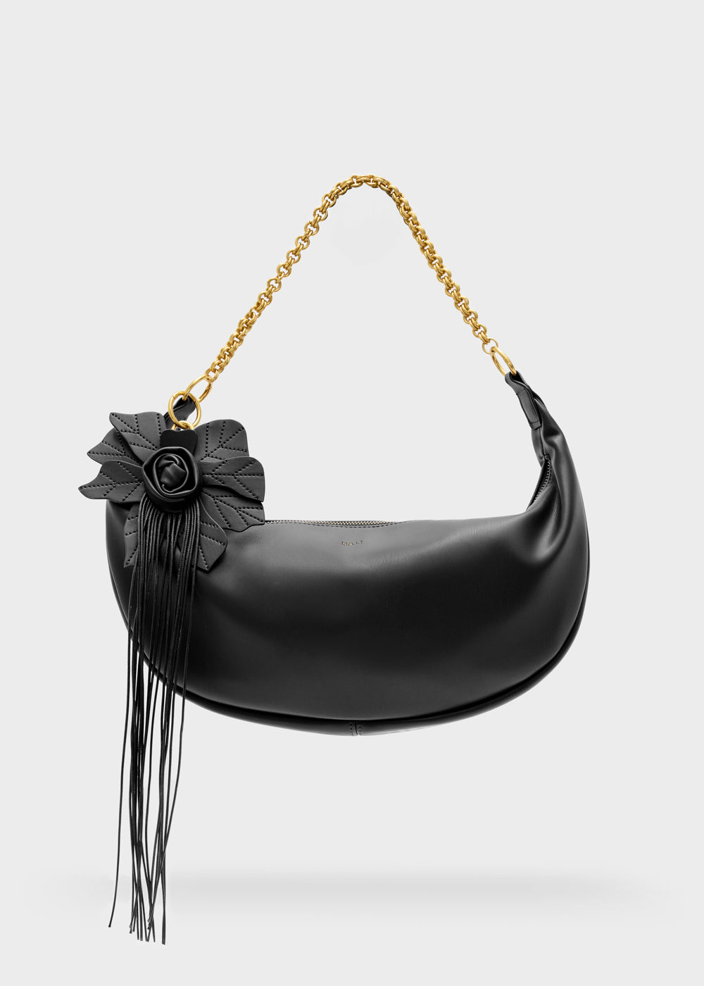 Nalì borsa a spalla in ecopelle "Hailey" Nero MHBS0092.NERO