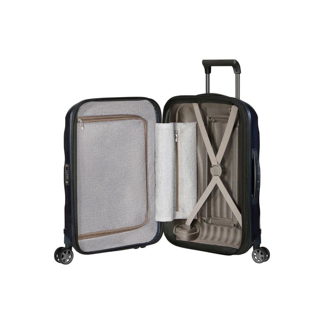 Samsonite trolley cabina espandibile in curv "C-lite" Blu 159482.1549 MIDNIGHT BLUE