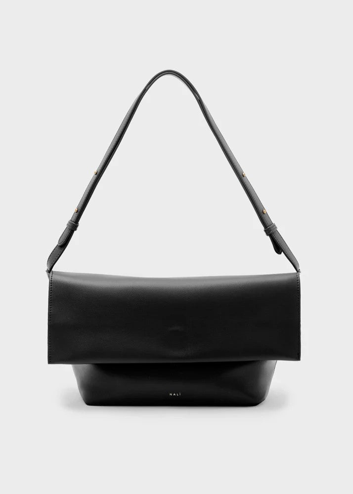 Nalì borsa a spalla in ecopelle "Teda" Nero NPBS0005.NERO