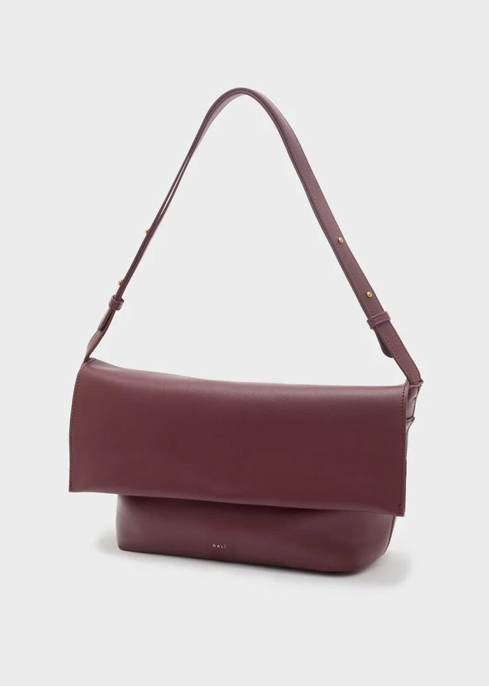 Nalì borsa a spalla in ecopelle "Teda" Bordeaux NPBS0005.BORDEAUX