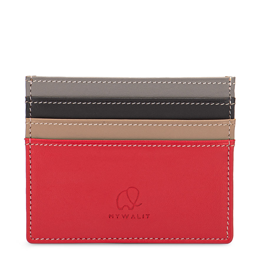 Mywalit porta carte di credito in pelle "Classic" Multicolor 110.197 ROMA