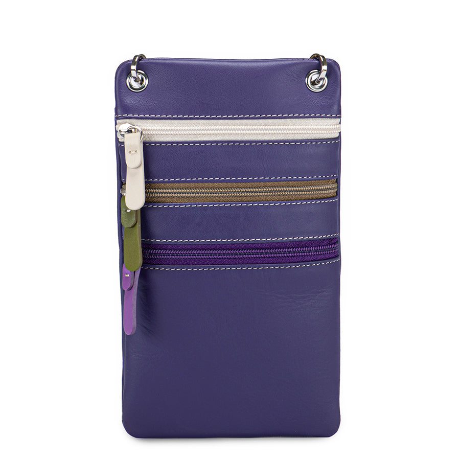 Mywalit porta documenti da collo in pelle "Classic" Multicolor 5001.189 ORCHIDEA