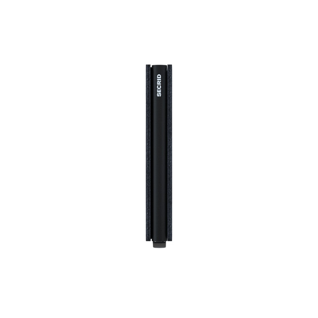 Secrid portafogli compatto in alluminio e pelle "Slimwallet Matte" Verde SM.GREEN/BLACK