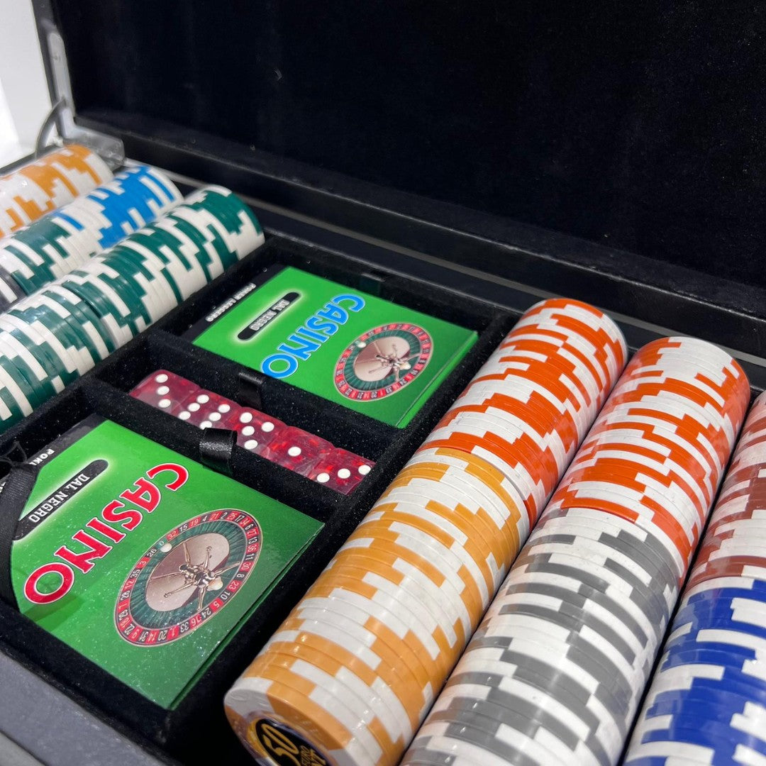 Dal Negro valigetta servizio da gioco carte+fiches+dadi "Games" Multicolor 02419.X