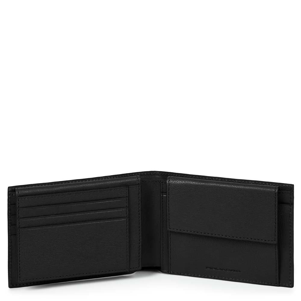 Piquadro portafogli in pelle "B3 - Black Square" Nero PU1392B3R.N