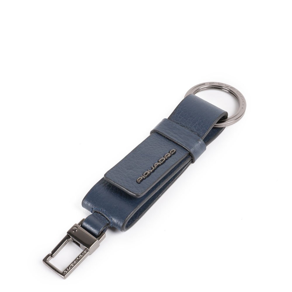 Piquadro portachiavi in pelle "Modus Special" Blu PC3751MOS.BLU