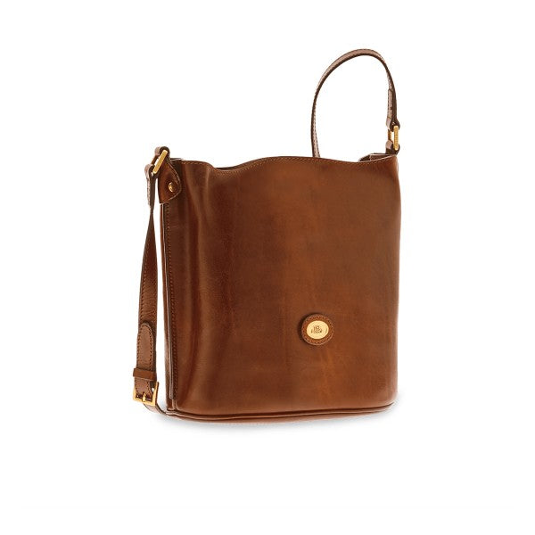 The Bridge secchiello in pelle "Story" Marrone 04704101.14