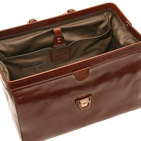 The Bridge borsa medico in pelle "Story" Marrone 06831001.14