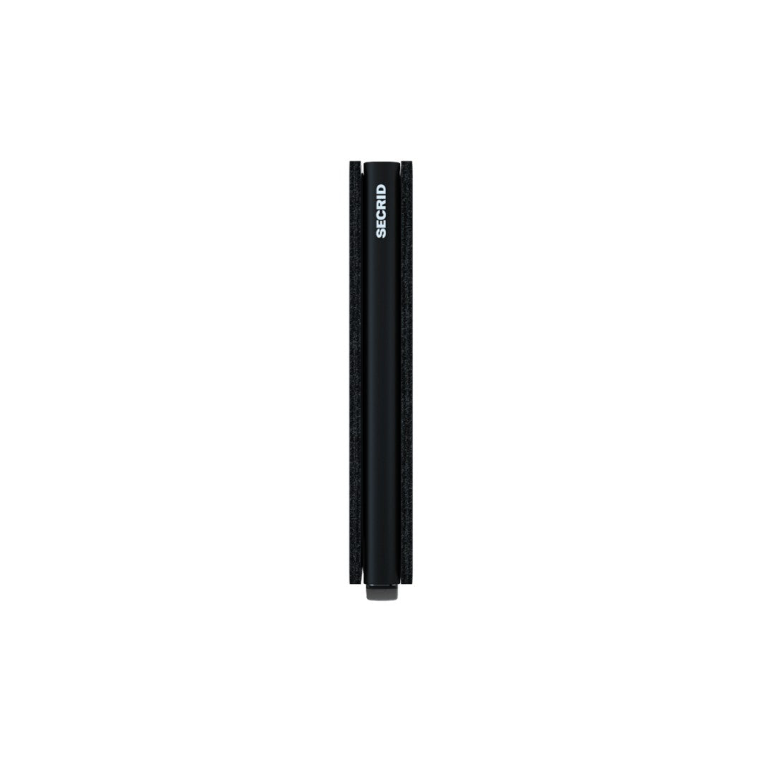 Secrid portafogli compatto in alluminio e pelle "Slimwallet Matte" Blu SM.NIGHT BLUE