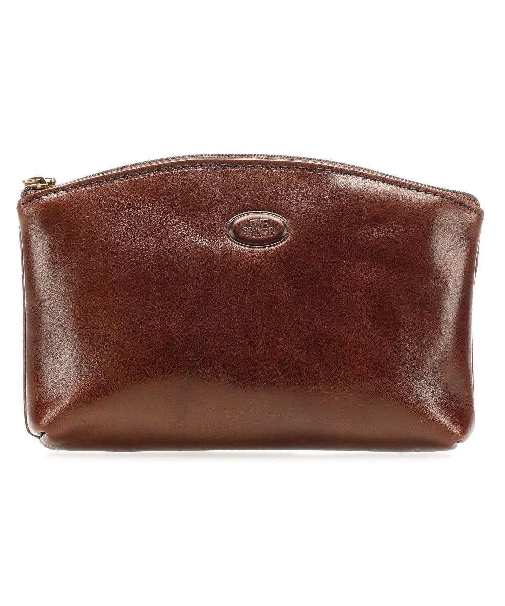 The Bridge necessaire in pelle "Story" Marrone 09121301.14