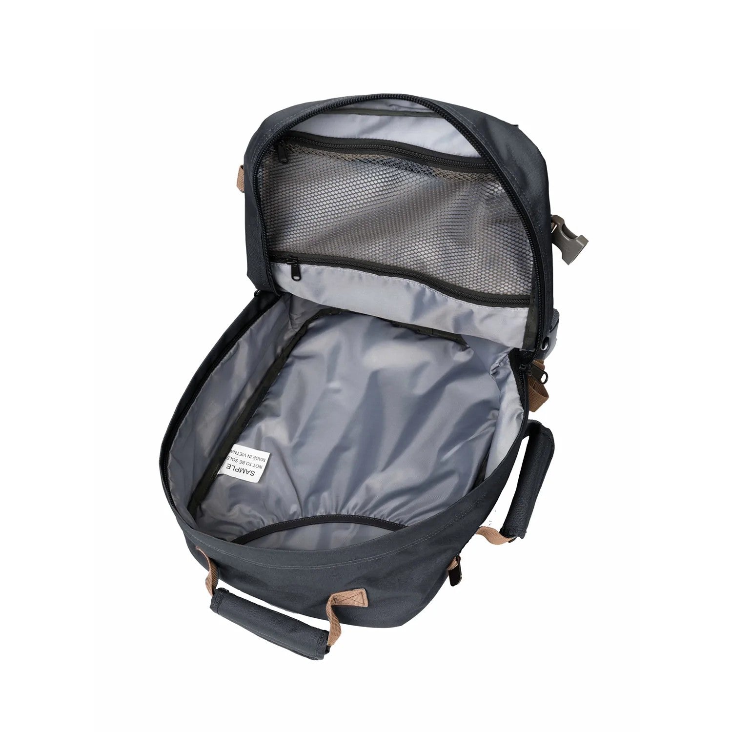 Cabin Zero zaino 28L da viaggio in tessuto "Classic" Verde CZ08.1801 BLACK SAND