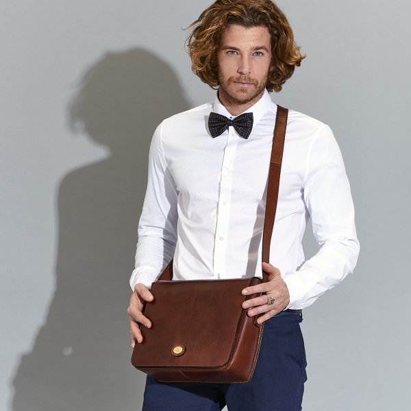 The Bridge messanger in pelle "Story" Marrone 05275701.14