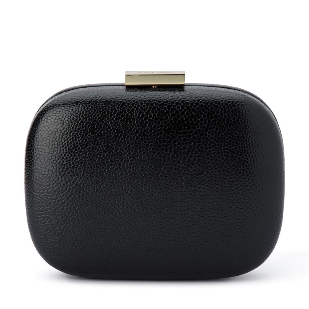 Olga Berg borsa da cerimonia in pelle "Malia" Nero OB7447.BLACK