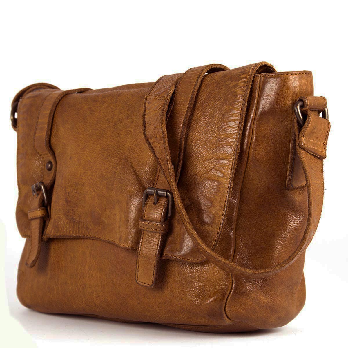 Gianni Conti messanger in pelle "Vintage" Cuoio 4203350.25