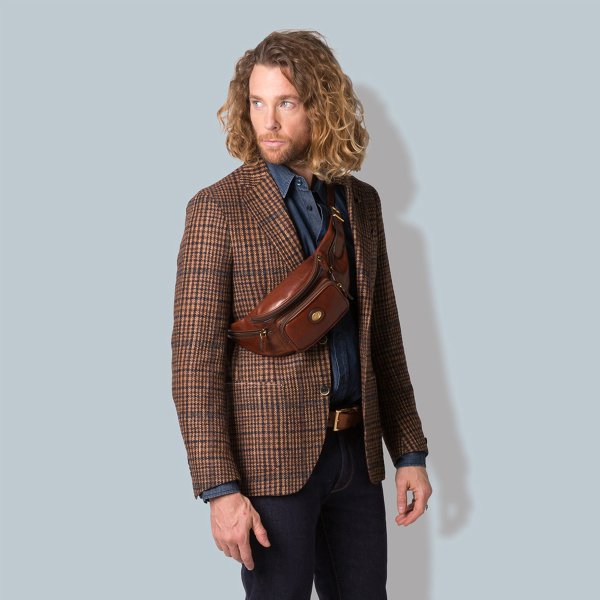 The Bridge marsupio in pelle "Story" Marrone 07800101.14