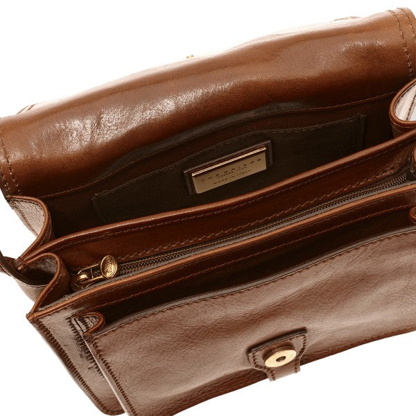 The Bridge borsa a tracolla in pelle "Story" Marrone 04404201.14