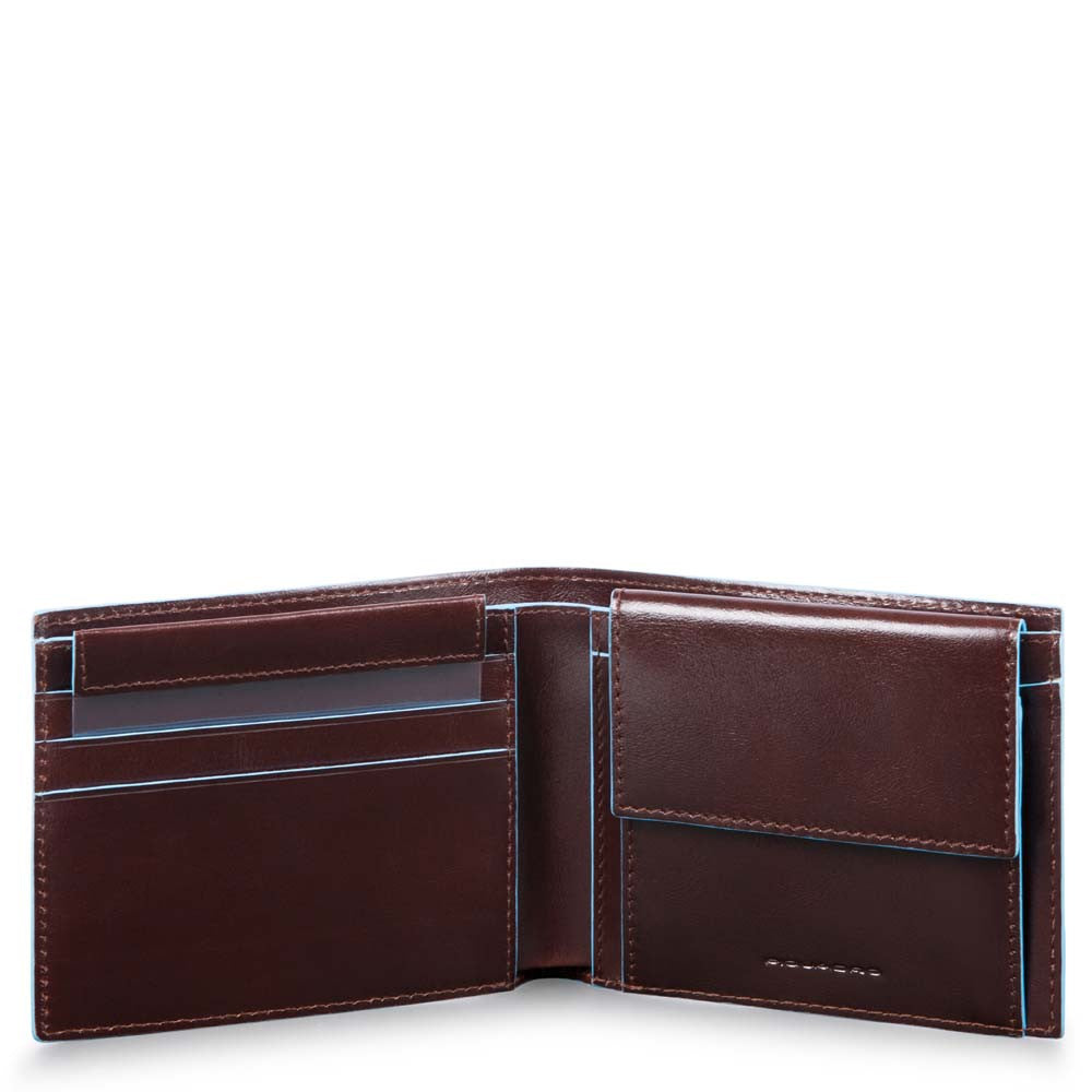 Piquadro portafogli in pelle "B2R - Blue Square" Marrone PU4188B2R.MO