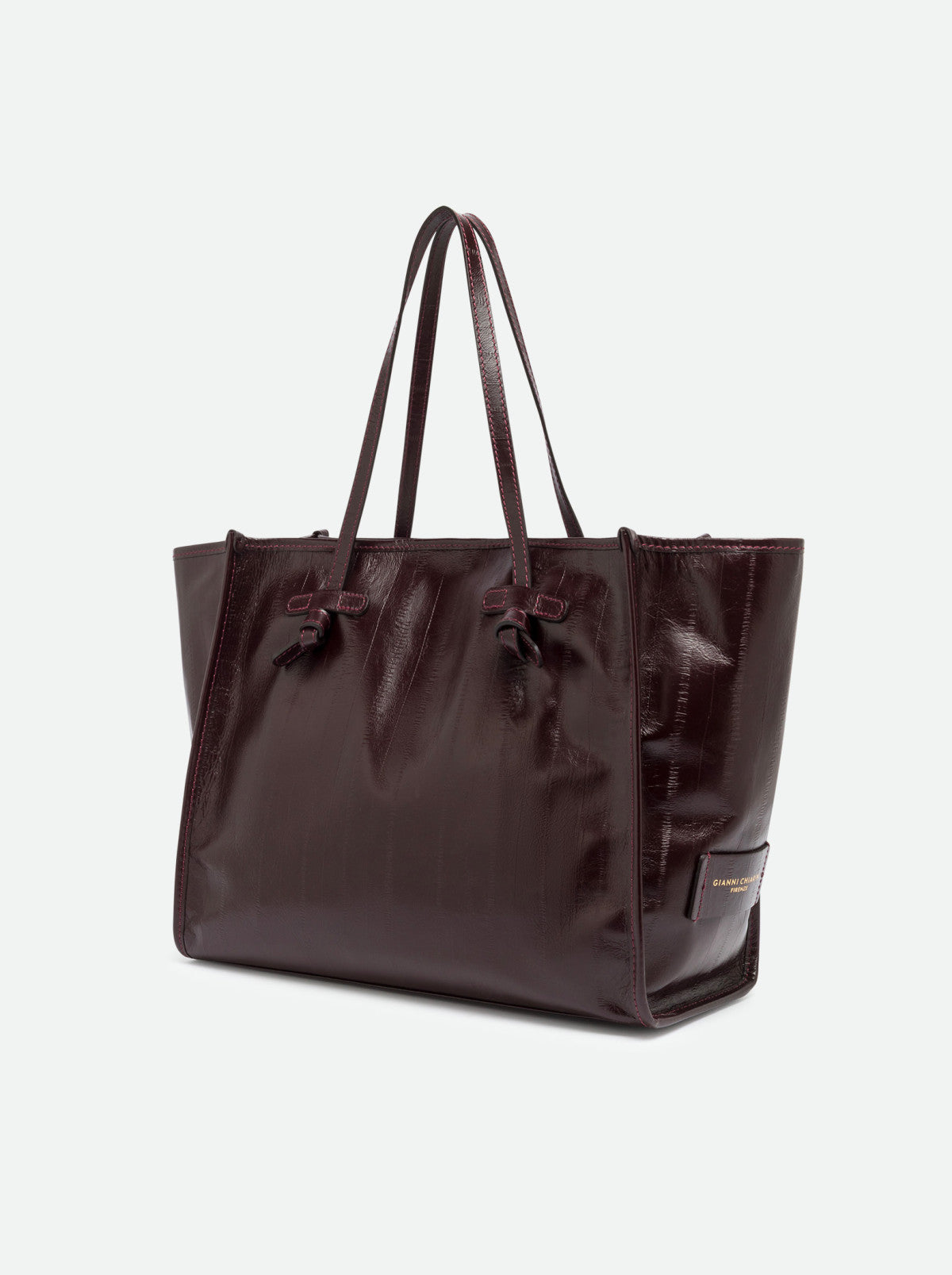 Gianni Chiarini borsa shopping in pelle "Marcella" Bordeaux BS12120LXRY.14601 ANTIQUE RUBY