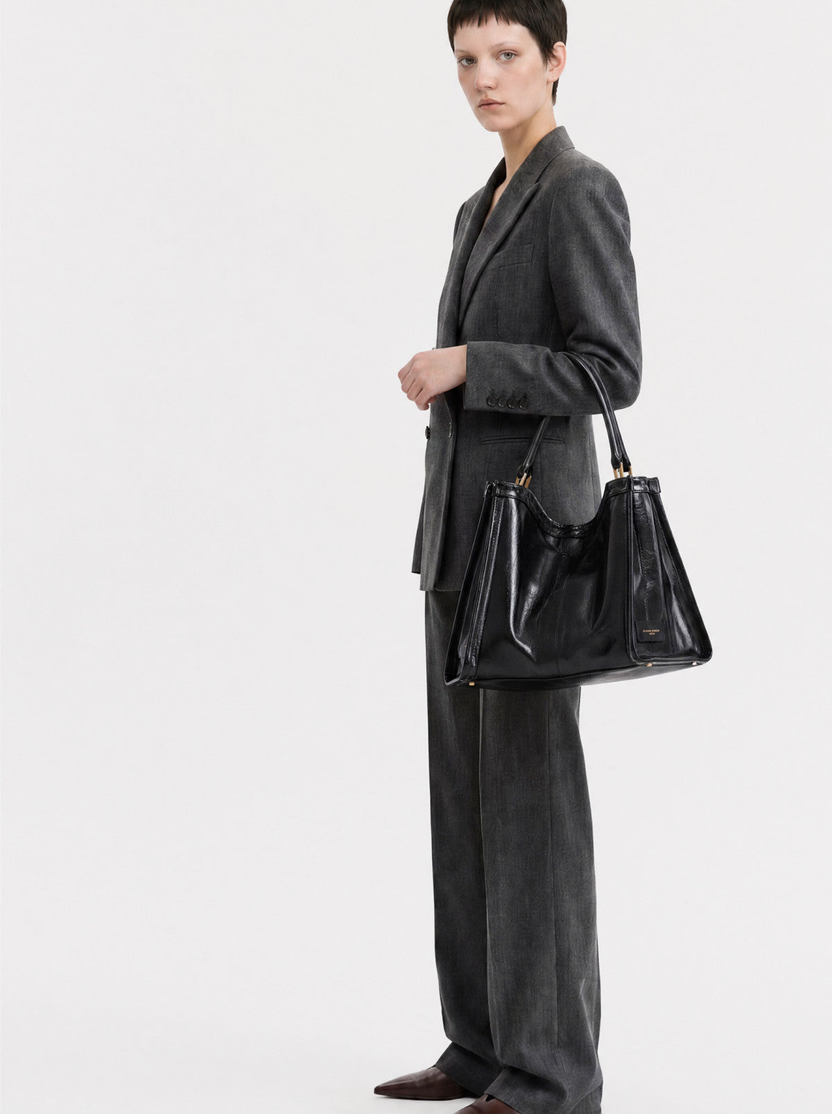 Gianni Chiarini borsa a mano in pelle "Aurora" Nero BS12686EEL-PSLY.001 NERO