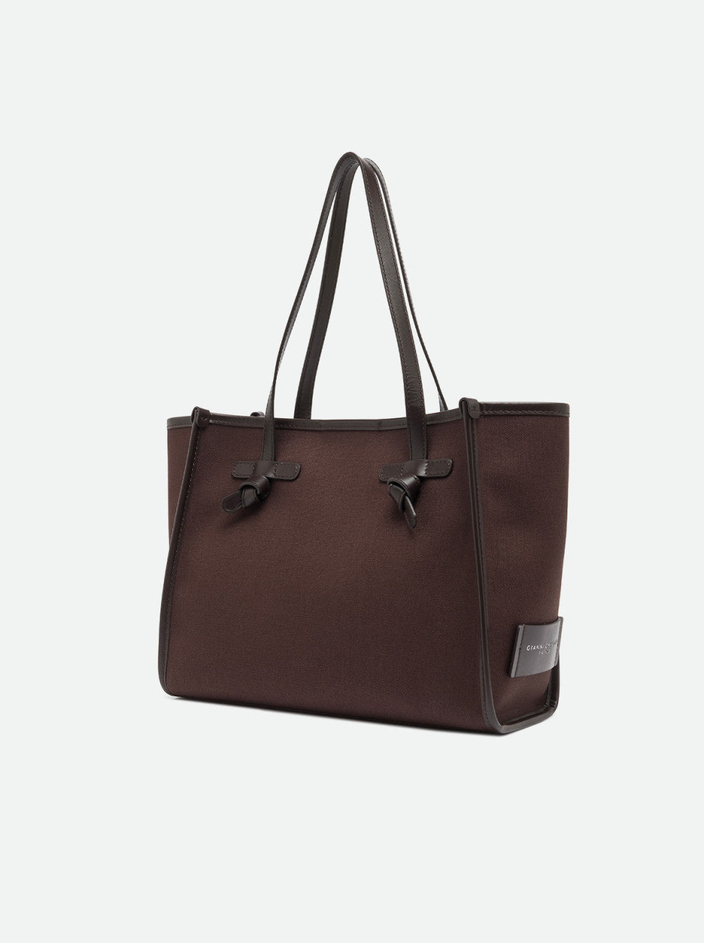 Gianni Chiarini borsa shopping in tessuto e pelle "Marcella" Marrone BS6849COMM-SE.14641 ESPRESSO