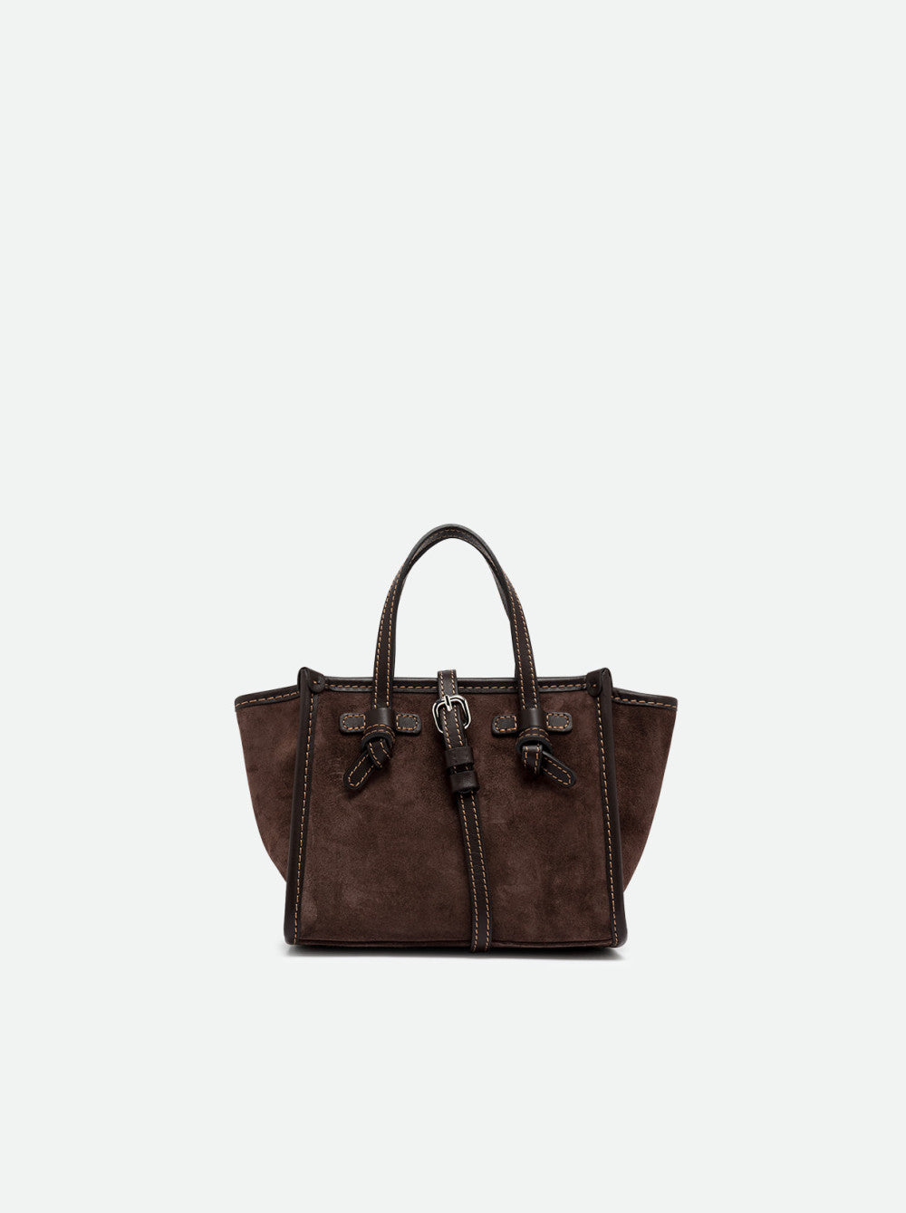 Gianni Chiarini borsa a mano in camoscio "Miss Marcella" Marrone BS8065CM-PL.2107 ESPRESSO