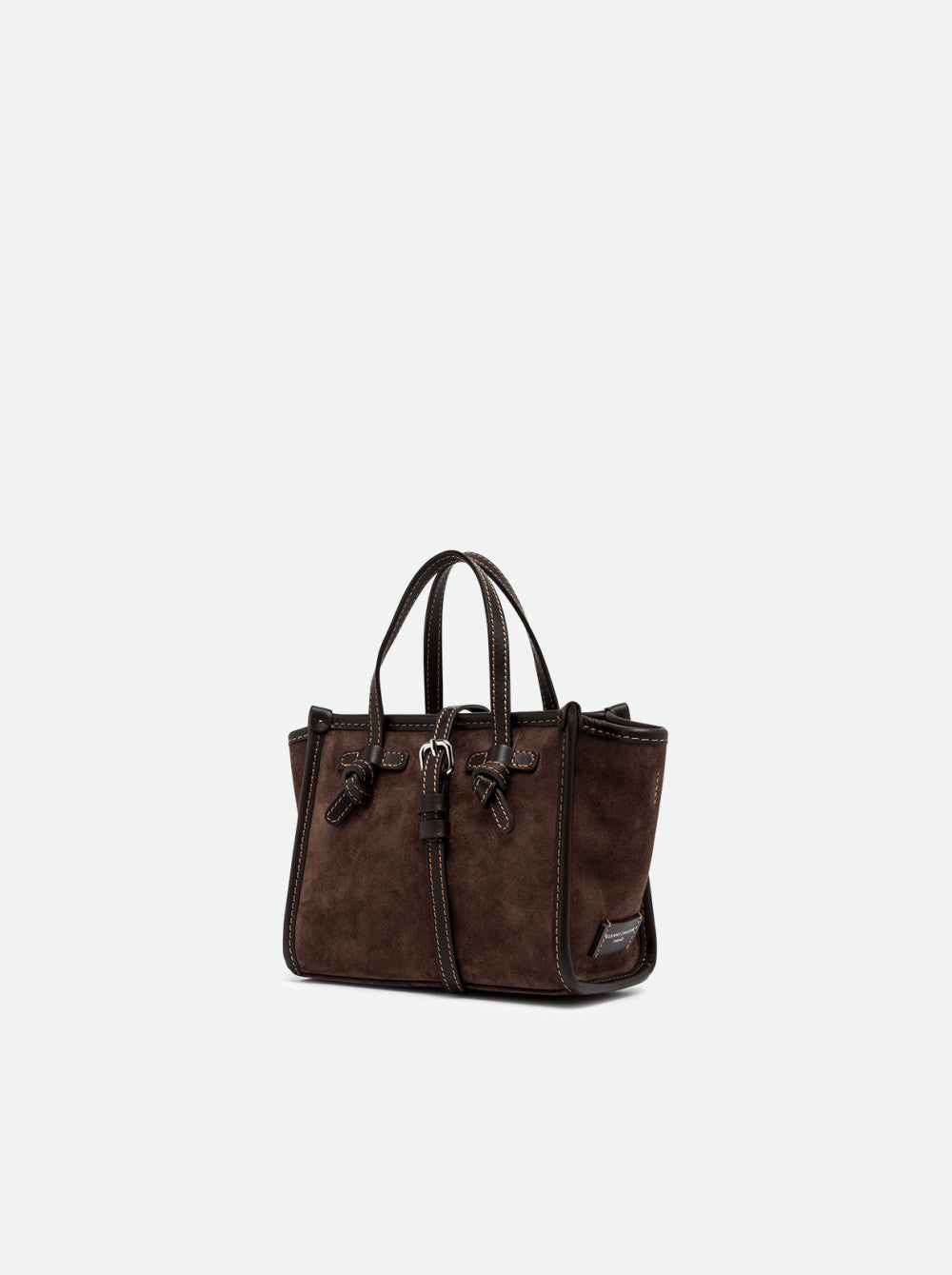 Gianni Chiarini borsa a mano in camoscio "Miss Marcella" Marrone BS8065CM-PL.2107 ESPRESSO