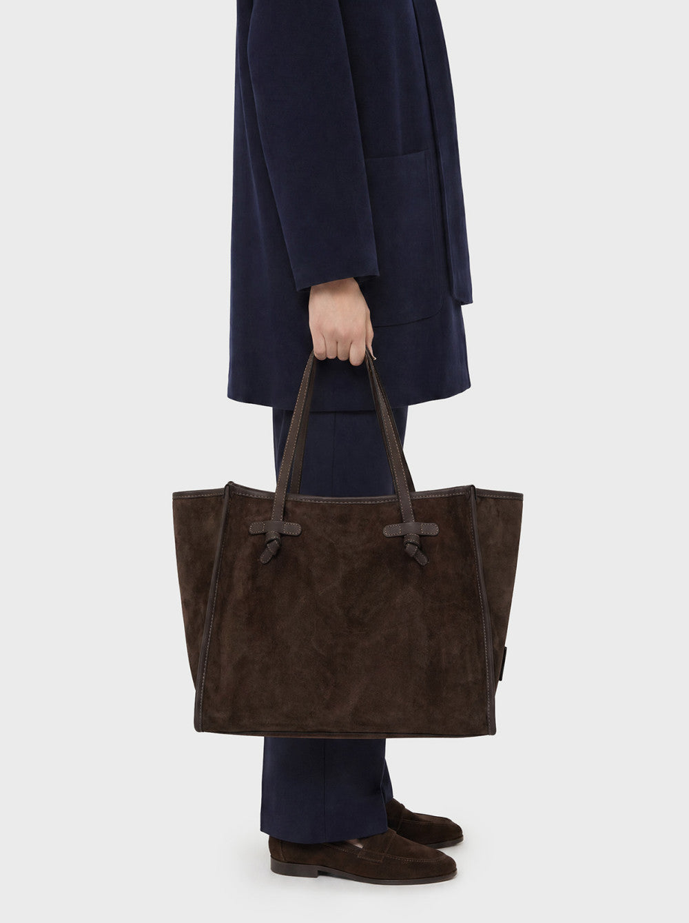 Gianni Chiarini borsa shopping in camoscio "Marcella" Marrone BS8990CM-PL.2107 ESPRESSO