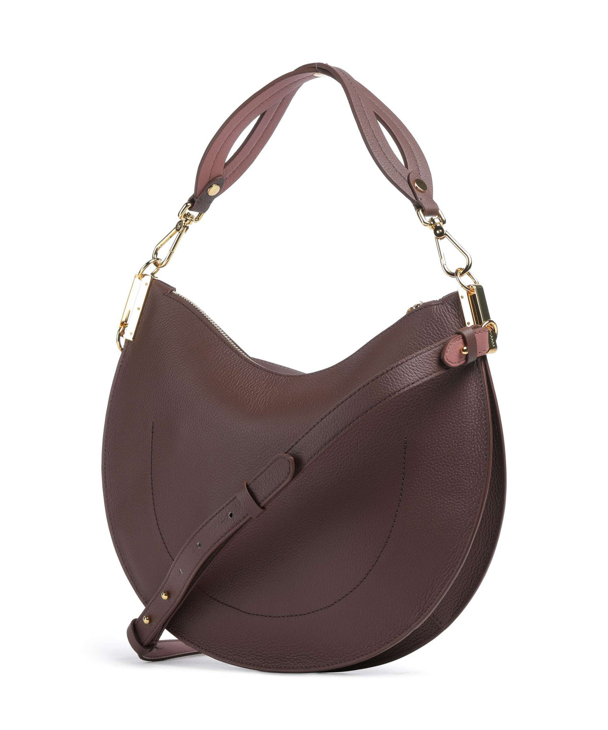 Coccinelle borsa a spalla in pelle "Sunup" Marrone E1QKF130201.953 BERRY-WINTER ROSE
