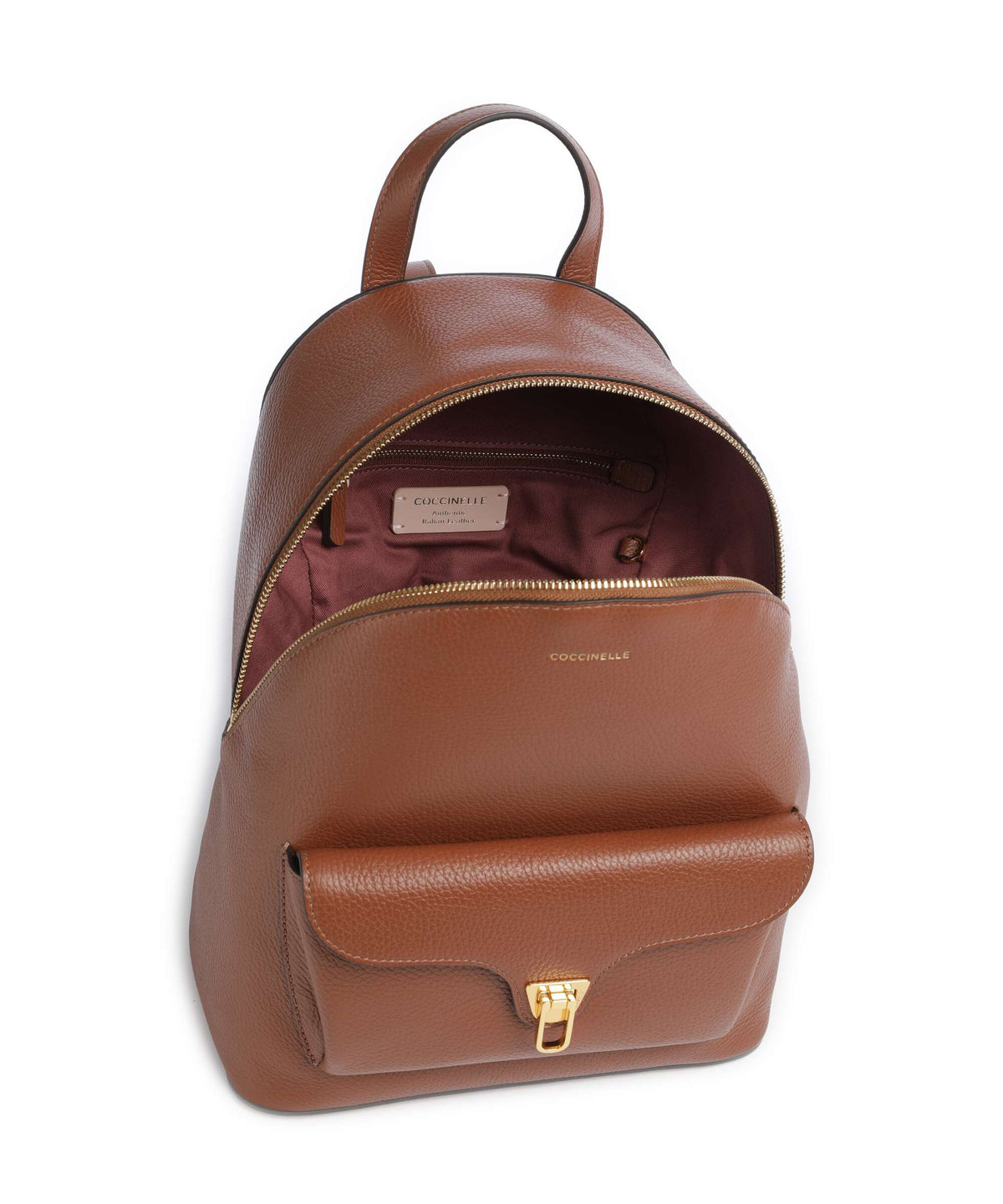 Coccinelle zaino in pelle "Beat Generation" Cuoio E1TFK140201.W11 COGNAC
