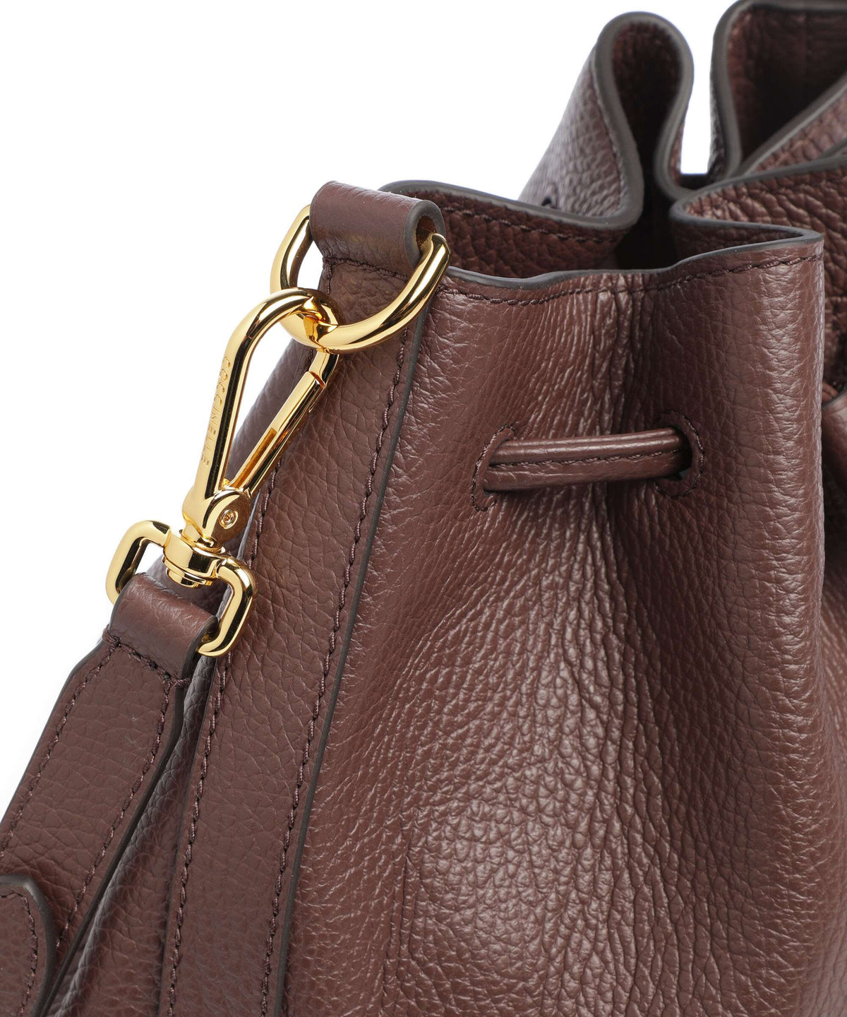 Coccinelle borsa secchiello in pelle "Beat Generation" Marrone E1TFK230201.R49 BERRY