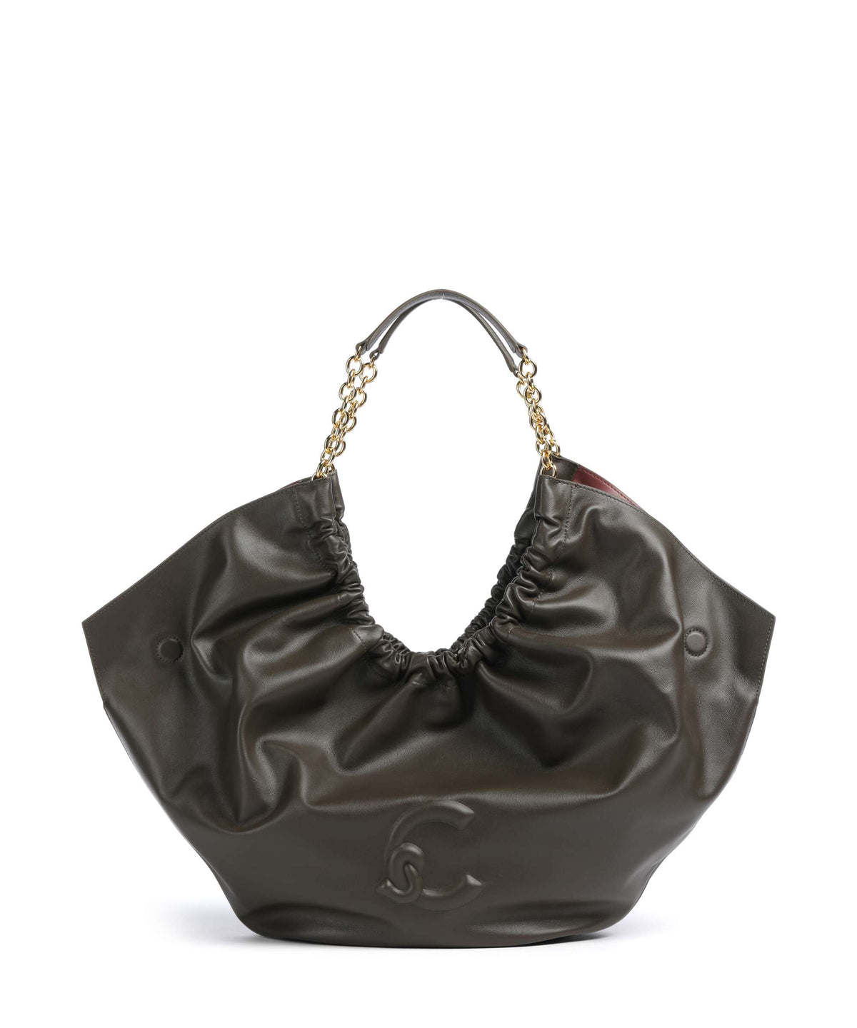 Coccinelle borsa a spalla in pelle "Smash" Verde E1U5F110101.W25 FANGO